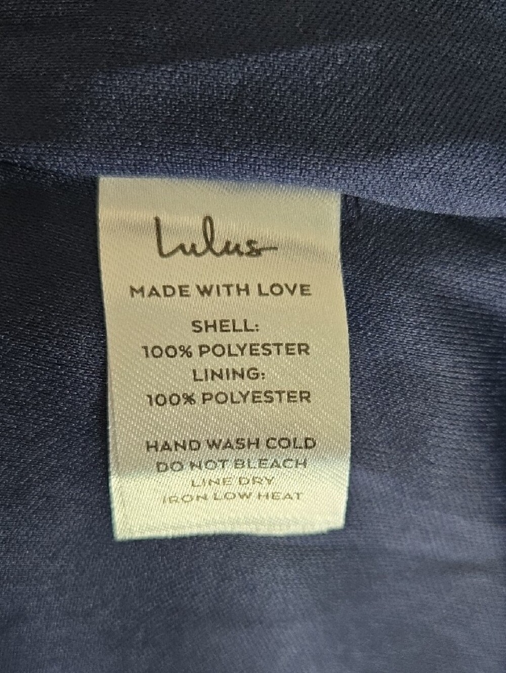 Lulu's Navy Floral Tie-Waist Spaghetti Strap Midi Dress - Picture 7 of 7